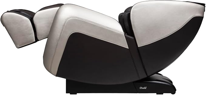 Osaki OS-Atai SL-Track Zero Gravity Full Body Airbag Massage Back and Calf Infrared Heat with Foot Roller Massage (Brown)