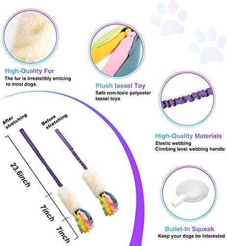 wodoca Dog Rope Toys, Dog Tug Toy for Boredom Suitable for Dogs of All Ages