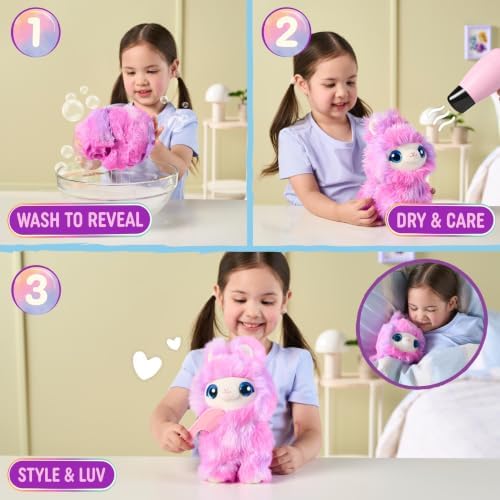 SCRUFFALUVS Tie-Dye Mystery Plush Toy, Wash to Reveal, Scruff a Luvs Pets