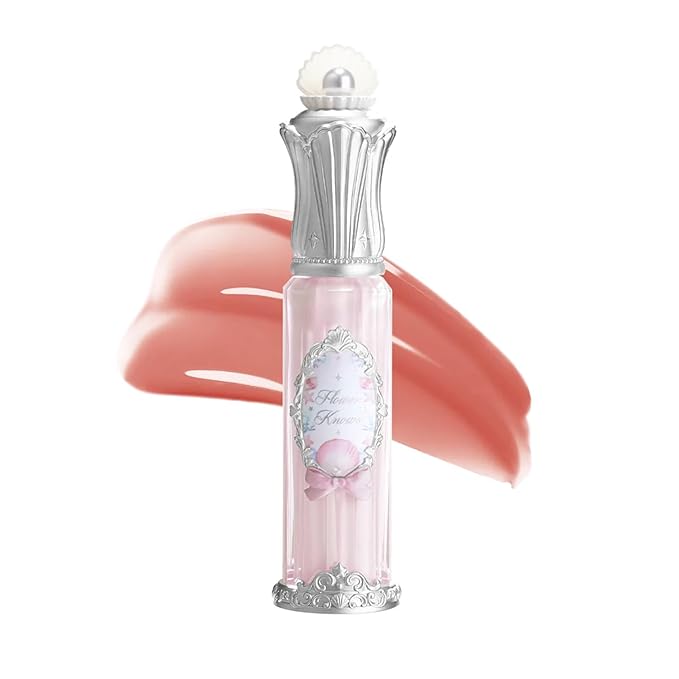 Flower Knows Shell's Jewel Nourishing Lip Glaze,Hydrating Lip Gloss with Hyaluronic,Moisturizing Plumping Oil,Non-Sticky Formula,0.16 fl.oz(P03 Candy Slush)