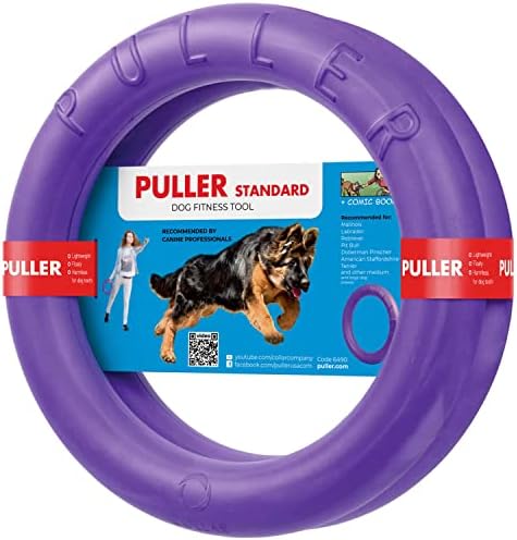 COLLAR Puller Dog Toy Ring for Small Medium Large Dogs Fetch Floating Disc