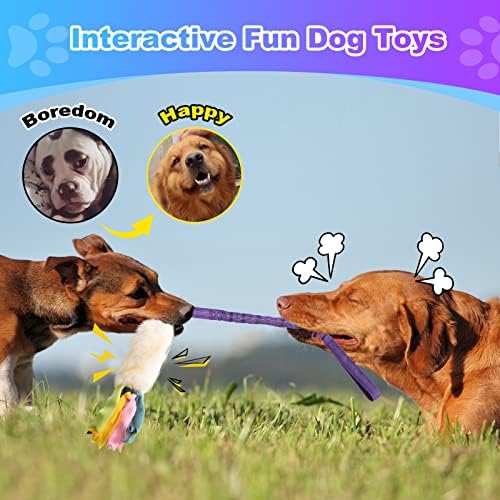 wodoca Dog Rope Toys, Dog Tug Toy for Boredom Suitable for Dogs of All Ages