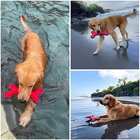 Tuff Pupper SuperChewy Tough Floating Dog Water Toy Strong Natural Rubber | Great Dog Fetch Toy | Pool Swimming Toy for Puppy| Durable Training Toy for Non-Aggressive Chewers