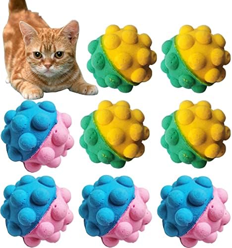Cat Golf Balls Interactive Sponge Foam Soccer Balls Colorful Toy(Protrusion)