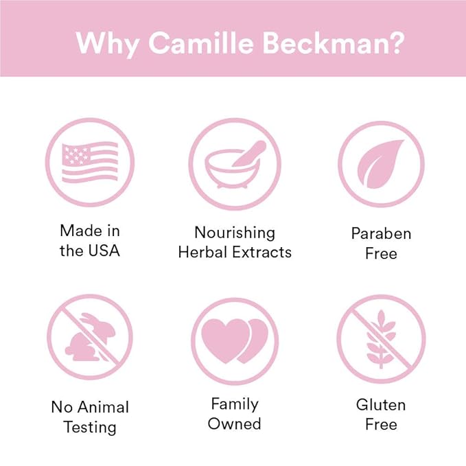 Camille Beckman Glycerine Hand Therapy Cream, Glycerine Rosewater, 8 Ounce