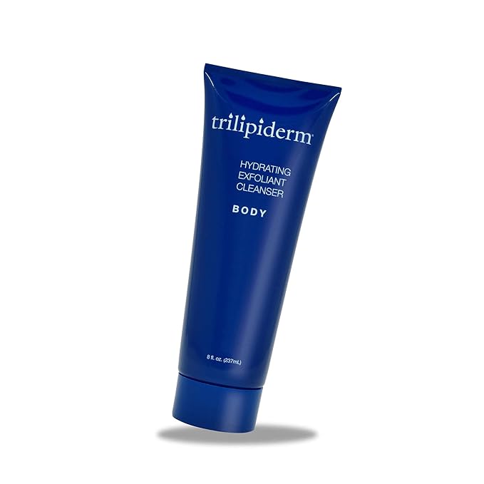 Trilipiderm Hydrating Exfoliant Cleanser – 3-in-1 Body Wash, Scrub, and Hydrator, 8 Ounce Tube