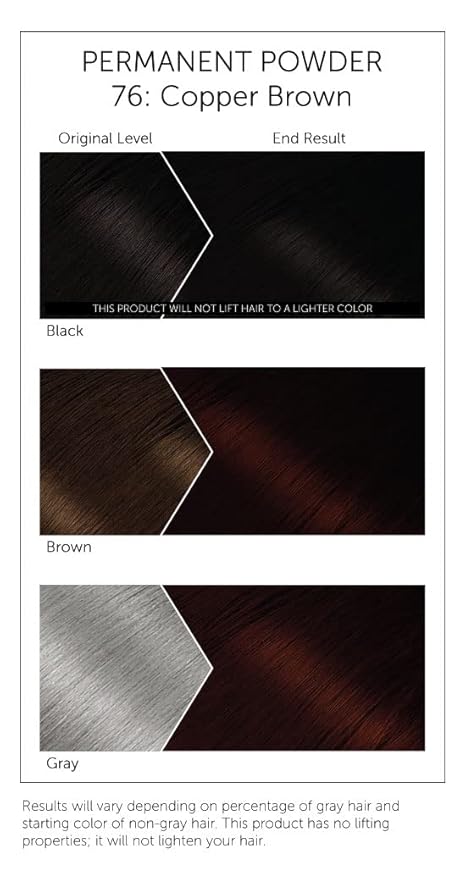 #76 Copper Brown Bigen Permanent Powder - 6 Pack