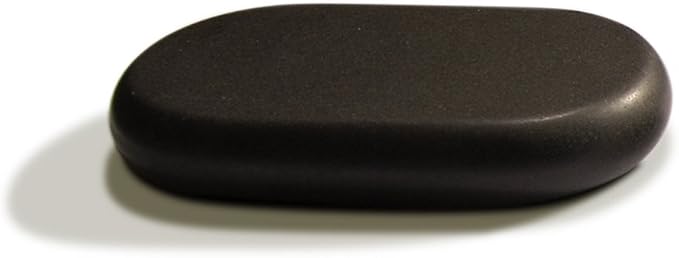 Master Massage 4 Piece 4.6"x 3" x 1.2" Extra X- Large Ovular Black Basalt Lava Hot Stone Rock Pack (ABCD)