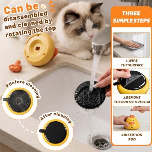 Interactive Cat Toys for Indoor Cats,Upgraded Automatic Smart Cat Toy