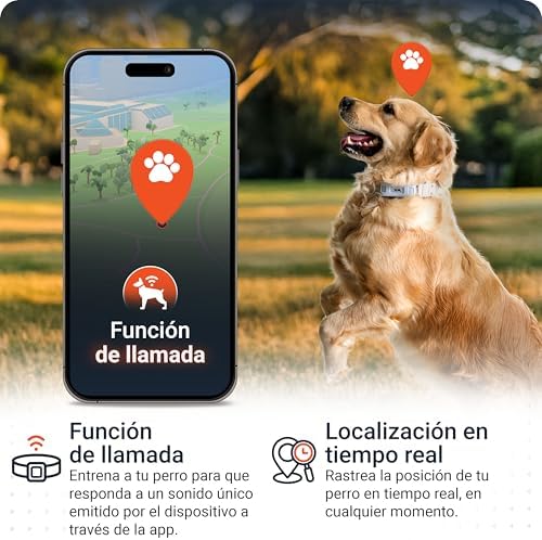4G Dog GPS Tracker with Real-Time Location, Runaway Alerts, Activity Monitoring App, Waterproof Design & Rechargeable LED Dog Collar with 7 Color Modes, 27-Month Subscription Included – Black Bundle