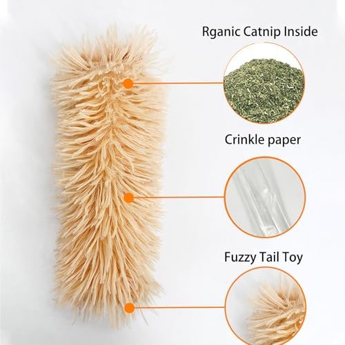3 Pack Cat Toys Pillows, Soft and Durable Catnip Toys with Crinkle Sound Inside，Interactive Cat Toys for Indoor Cat Toys, Kitten Kicker Toy for Exercise