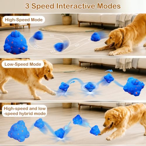 Interactive Dog Ball, Moving Dog Toy