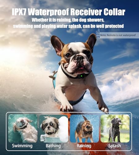 Dog Shock Collar 3600FT Dog Training Collar with Remote Innovative IPX7 Waterproof with 4 Training Modes,Vibration and Shock,Rechargeable E-Collar for All Breeds