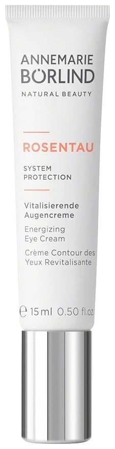 ANNEMARIE BÖRLIND – ROSE DEW Energizing Eye Cream – Regenerating and Rehydrating, with Alpenrose extract and Himalayan cherry oil, vegan, 0.50 Fl. Oz.