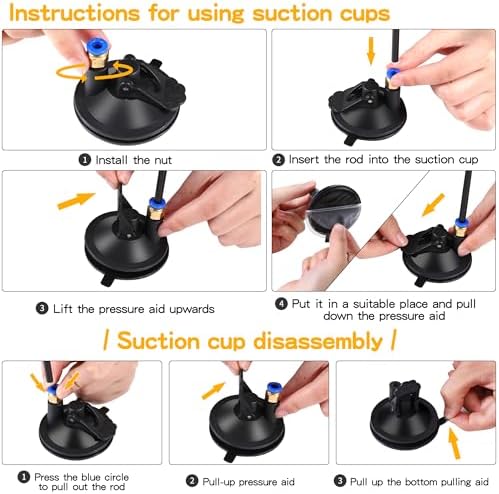 Soarer 4in1 Interactive Cat Wand Toys with Suction Cup for Indoor Cat,12Pcs