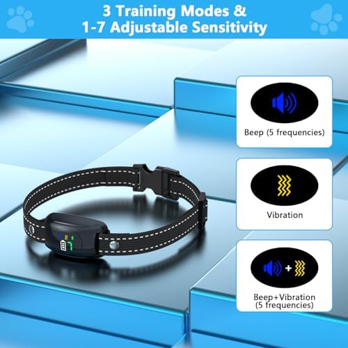 Bark Collar 2 Pack, Bark Collar for Medium Dogs & Large Dogs 15-120LBS