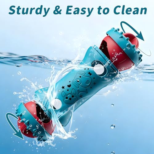 Interactive Dog Puzzle Toys - Dogs Treat Dispensing Enrichment Toy Mental Stimulation for Brain Cognitive Snack Spin for Dog Busy Boredom Teething Slow Feeder