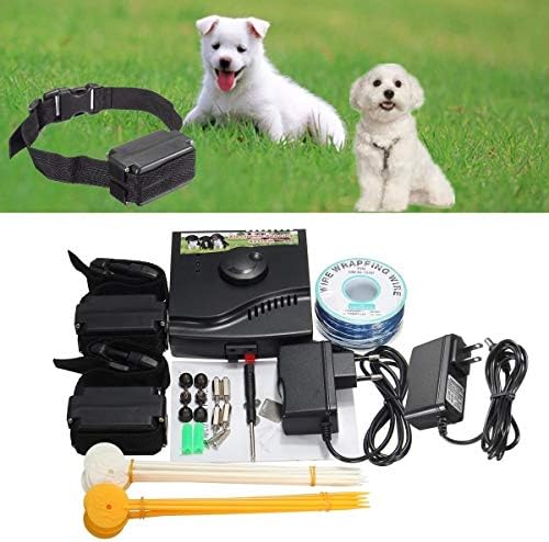 SXDD Electric Dog Fence, Ground & Underground Pet Containment System, Waterproof Receiver Collar for Easy Setup and Superior Longevity and Continued Reliable Pet Safety(for 1 23Dogs),for1dog