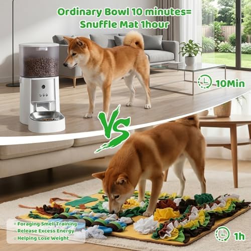 Snuffle Mat for Dogs, Enrichment Puzzle and Slow Feeder