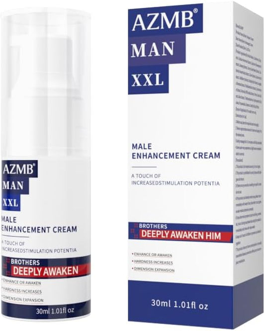 Male Enhancement Cream for Men, Body Gel for Private Part, Men's Re-Vitalize Enlargement Oil, Enhance Size and Performance – Get Bigger Thicker and Stronger (MAN XXL)