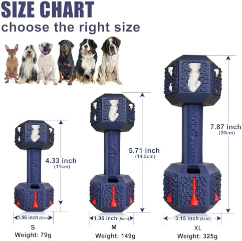 Dog Chew Toys for Aggressive Chewers,Food Grade Non-Toxic Dental Pet Toy,Tough Durable Indestructible Dog Toys for Medium Large Dogs.Blue