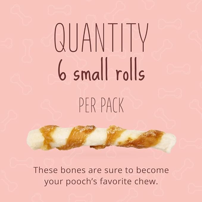 Better Belly Proteins Roll Highly Digestible Dog Treats, 6 Count | With Real Venison, Long-Lasting Digestible Chew, No Grain Added, No Artificial Colors Or Flavors, For Adult Dogs