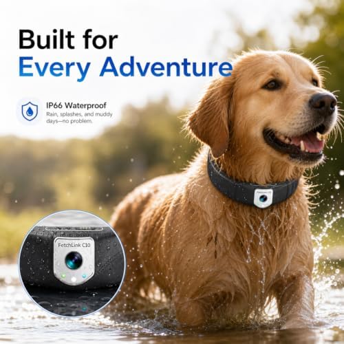 GPS Wireless Dog Fence, Custom Boundary & Real-Time Tracking GPS Collar