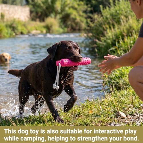 Dog Water Toys, 2 Pack Floating Bumper Fetch Toy Dummy