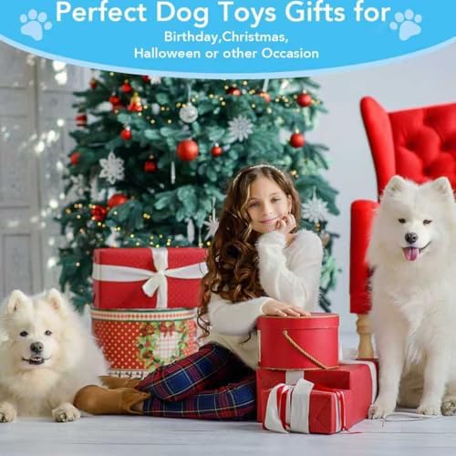 Bzonsmart 6 Pack Squeaky Dog Toys for Small Medium Large Dogs