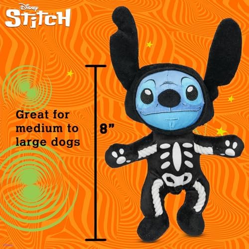 Disney for Pets Lilo and Stitch Plush Rope Skeleton Dog Toy