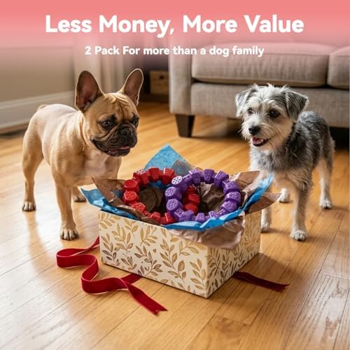 BoYoYo 2 Pack Indestructible Dog Chew Toys for Aggressive Chewers