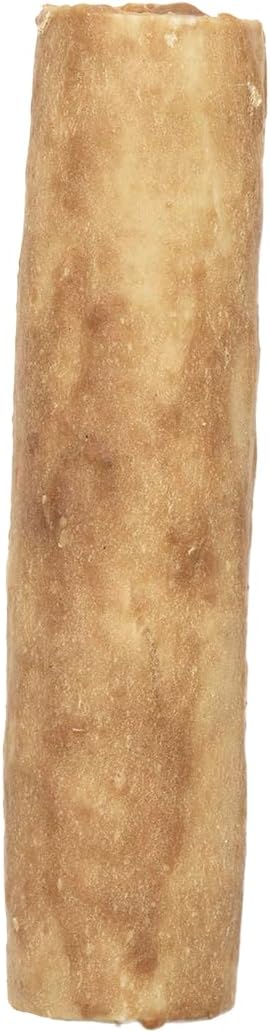 Wild Eats Salmon Flavor Collagen Cheek Roll Chews 5" 4pk Pig Ear Substitute | Long lasting treats and bones for medium dogs, retriever style texture, 4 per bag, satisfies natural gnawing urges daily