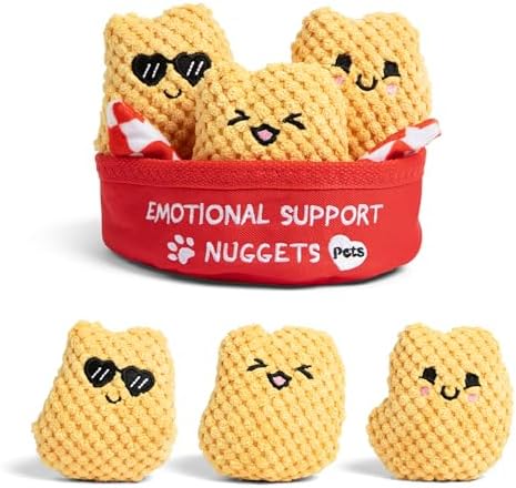 WHAT DO YOU MEME? Emotional Support Pet Nuggies Dog Toy by Relatable