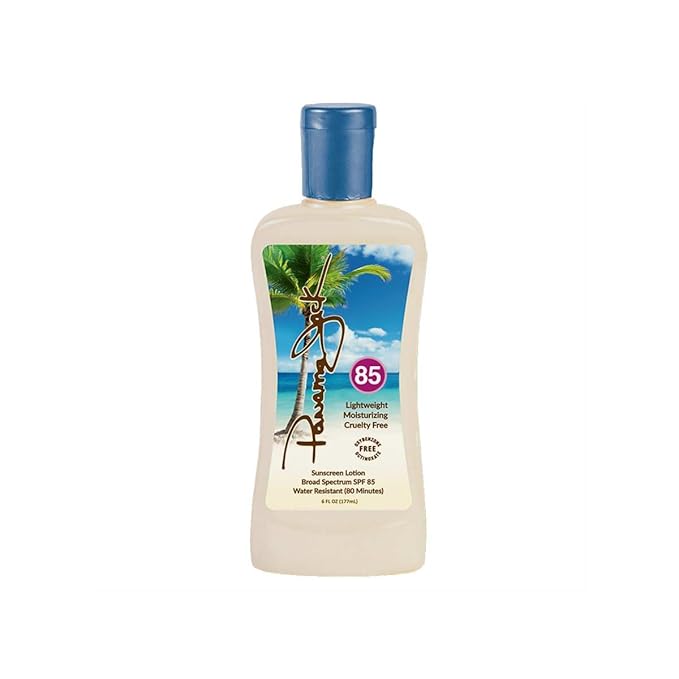 Panama Jack Sunscreen Suntan Lotion - SPF 85, Broad Spectrum UVA/UVB Protection, PABA, Paraben, Gluten & Cruelty Free, 6 FL OZ