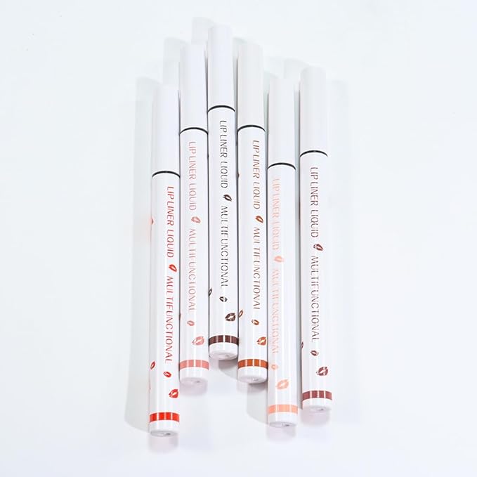Kaely Ruby Red Longwear Liquid Lip Liner Waterproof, 24 Hour Long Lasting Lip Liner Stain Marker Pen, 2-in-1 Matte Semi Permanent Lipliner & Lipstick, Vegan & Cruelty-Free, 09
