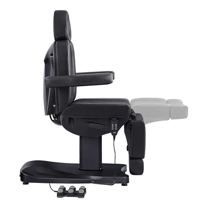 DIR Full Electrical Medical Aesthetic Chair Facial Beauty Bed Podiatry Doctors Office Chair with 3 Motors Ink