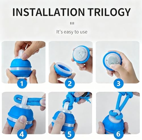 Interactive Dog Toys Dog Ball,Automatic Rolling and Bouncing Moving Dog Toy