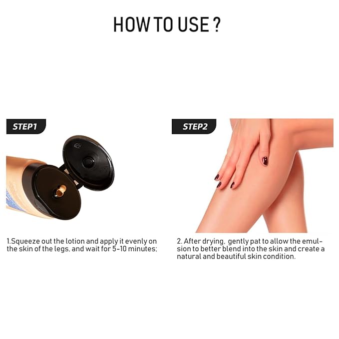 Leg Makeup for Women,4 Oz Leg Makeup Waterproof No Transfer-Easy Application,Flawless and Long Lasting,Legs Vein Cover up Lotion,Body Scar Cover up Lotion,Legs Concealer (Medium Glow, 1 Pcs)