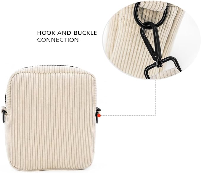 Velvet Dog Training Pouch | Large Capacity Pet Treat & Toy Bag with Built-in Poop Bag Dispenser (Beige-white)