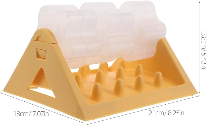 GALPADA Interactive Dog Feeder Puzzle for Problem-Solving Skills and Portable Feeding Solution, Pp Material Treat Dispenser for Travel and Outdoor Activities with Mental Stimulation