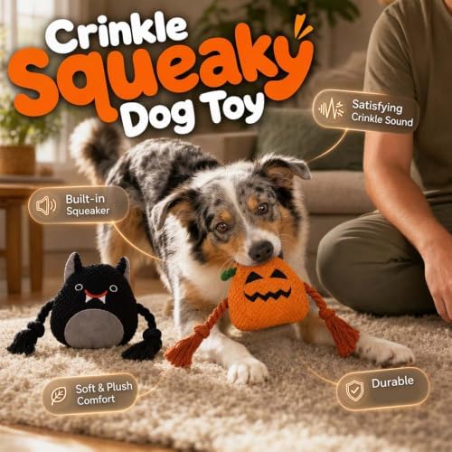 Tough Dog Toys for Aggressive Chewers (Black Bat)