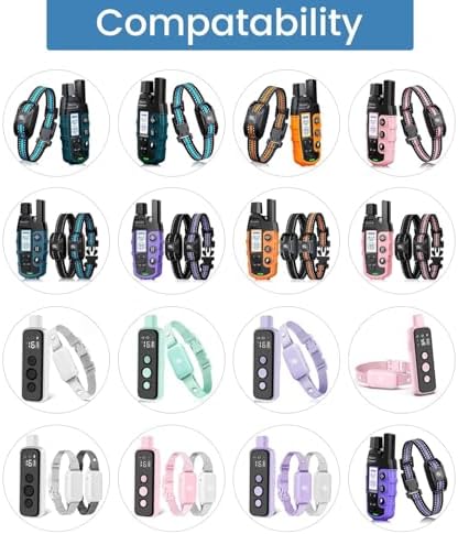 2-Pack Dog Shock Collar Charger for Bousnic Training Collar Charging Cable