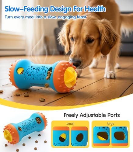 Dog Puzzle Toy, Interactive Slow Feeder for All Dogs