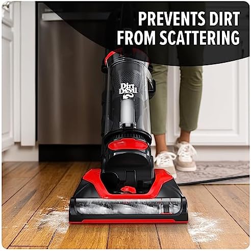 Dirt Devil Multi-Surface Extended Reach+ Upright Bagless Vacuum Cleaner | Ideal for Carpet and Hard Floor, Powerful, Lightweight, Corded Vacuum Cleaners for Home Use