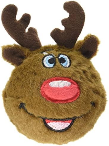 fabdog Reindeer faball Squeaky Dog Toy (Small)