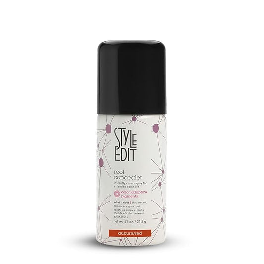 Root Touch Up Spray for Auburn Red Hair by Style Edit | Gray Hair Coverage and Temporary Auburn Red Hair Dye | 0.75 oz. Travel Size