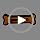 Browning Canvas Bone Toy Browning Gold S