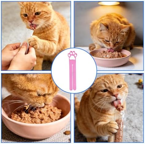 Cat Food Squeezer – 3D Printed Treat Dispenser | 3D-Printed Kitten Strip Cat Food Squeezer for Wet Treats, Ideal for Training and Feeding, Pet Trainers Animal Lovers Apartment Home Office Shelters