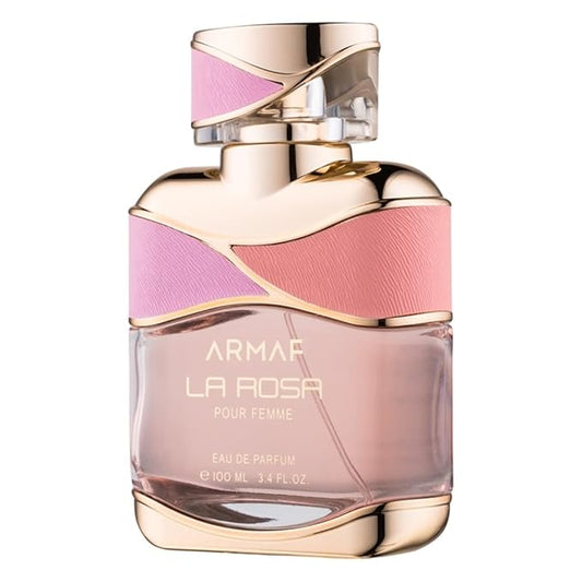 Armaf La Rosa Pour Femme Eau De Parfum 100ML For Her, Floral Fragrance, Perfume For Women, La Via