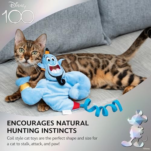 Disney for Pets Aladdin Genie Catnip Coil Cat Toy, 9 Inch